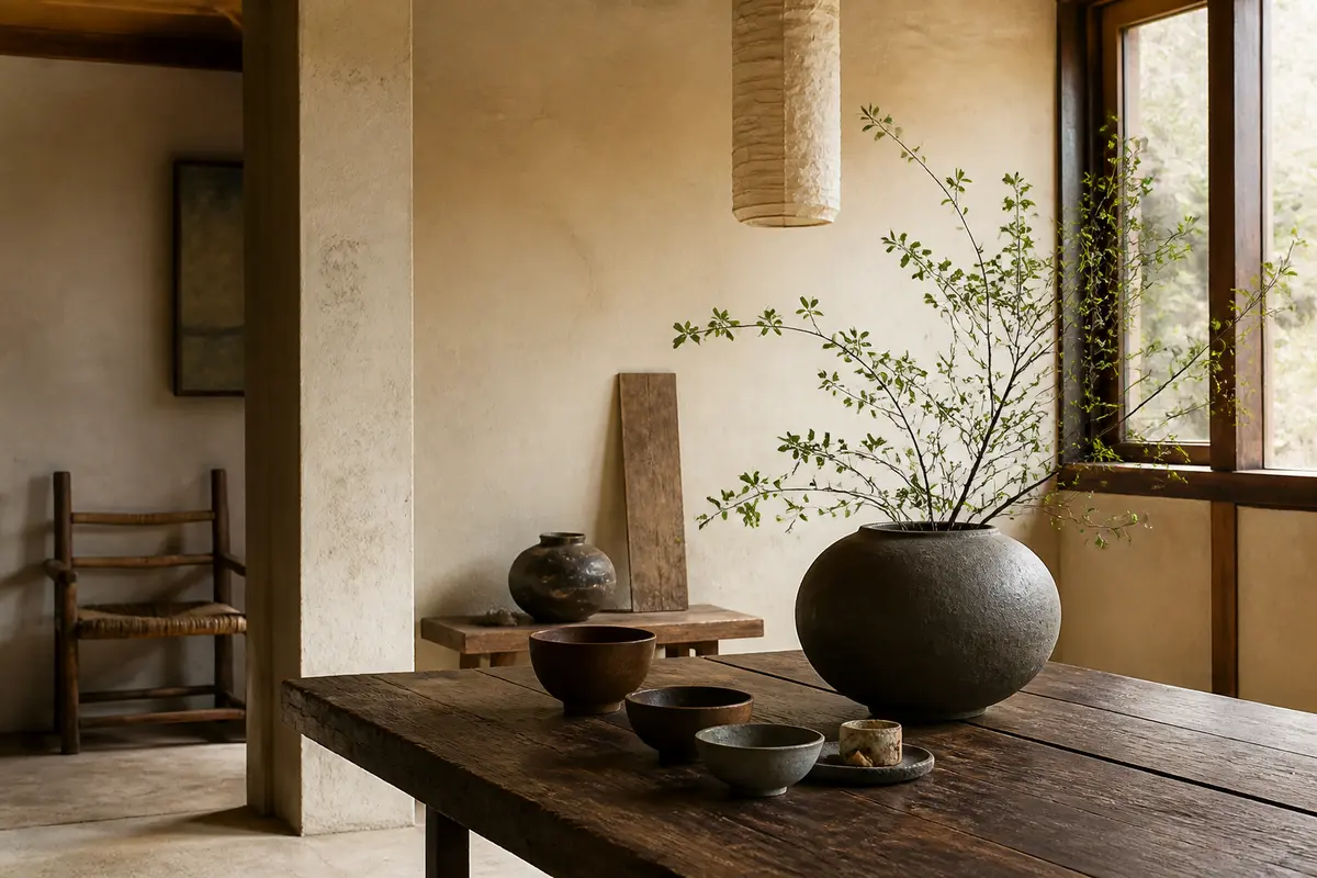 Wabi sabi style : Comment créer un intérieur naturel &amp; apaisant ?